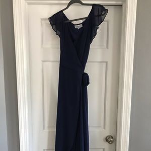 Beautiful wrap gown bridesmaid/formal, worn once